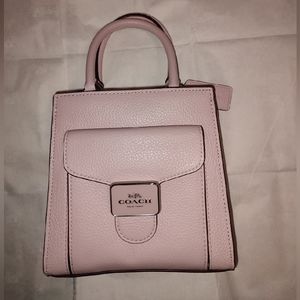 Coach C6778 Leather Pepper Women's Crossbody Bag, Mini - Ice pink